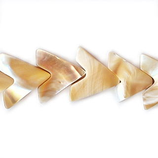 MOP(NATURAL) V. SHAPE 15MM